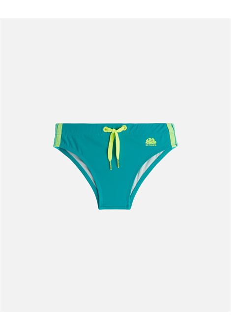 Costume con stampa SUNDEK | B279SSL300095001 BLU GRASS 01